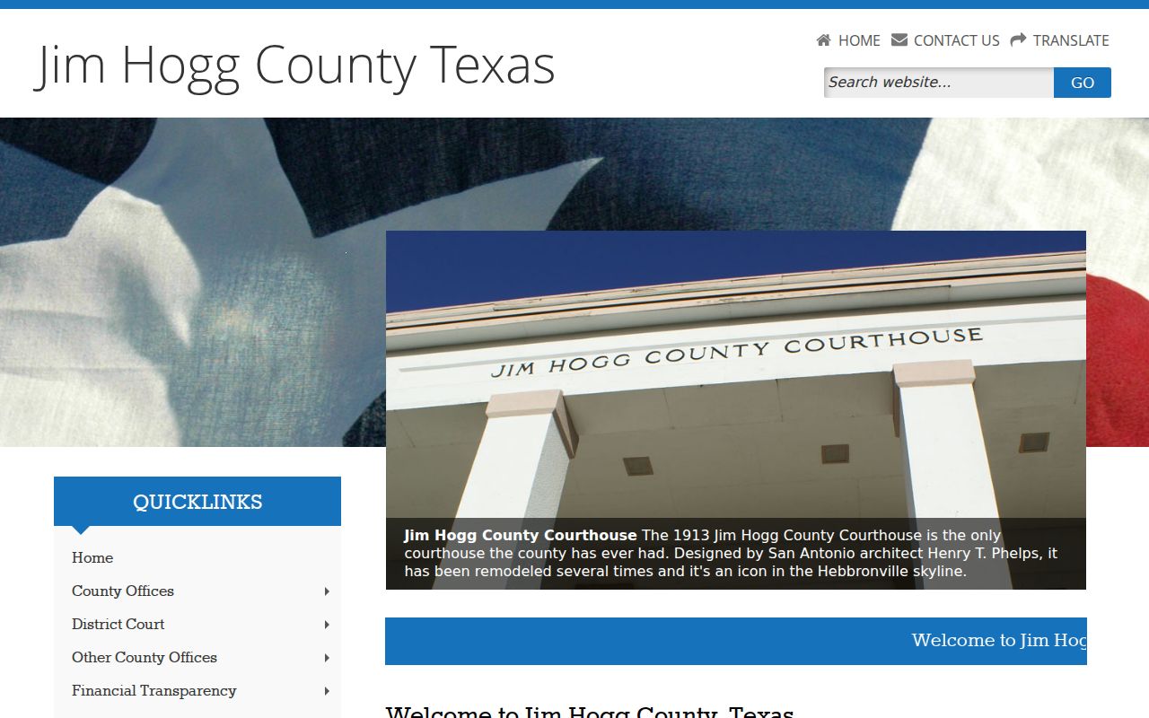 Official Jim Hogg County website home page