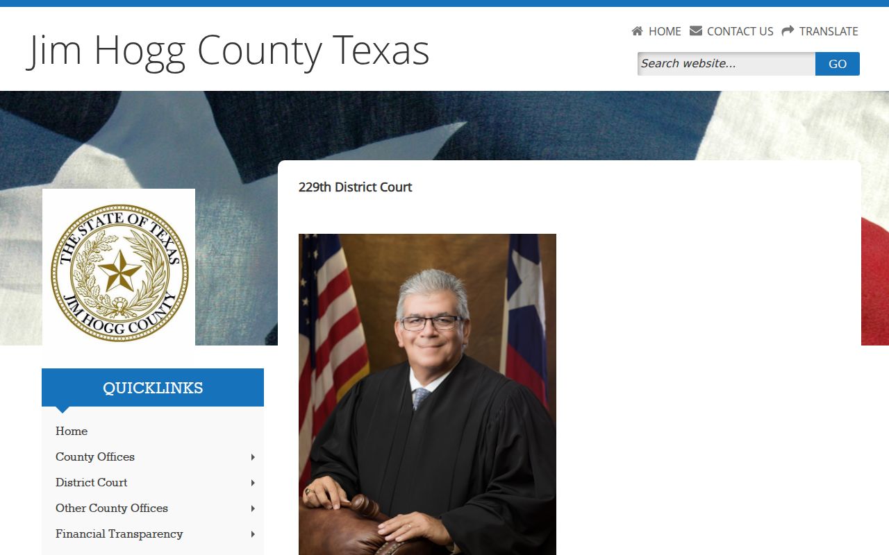 Jim Hogg County court docket 229th District Court source